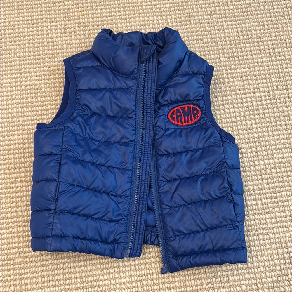 Kids Blue Puffer Vest